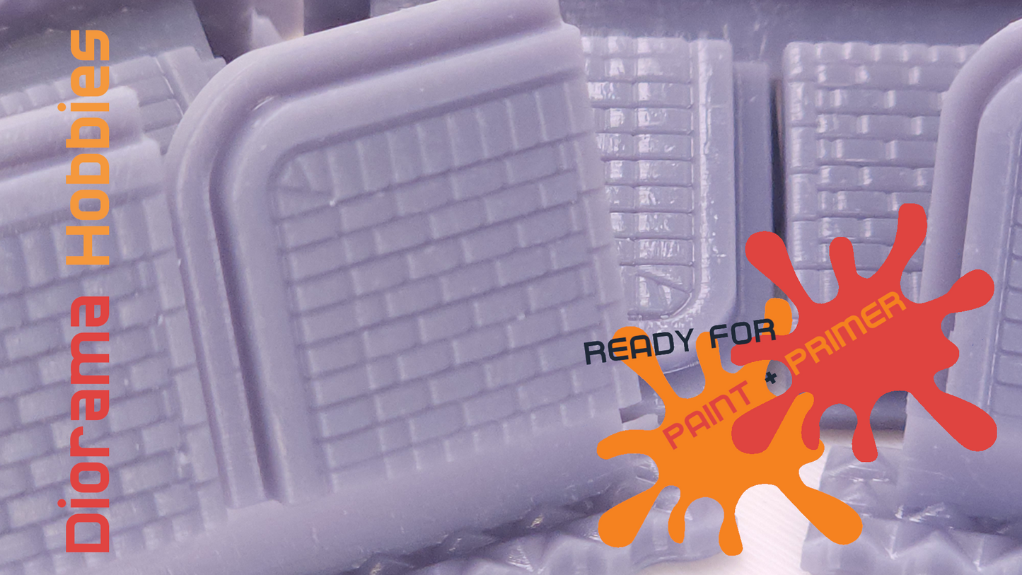 Sidewalk and Curb [Brick] - Corner