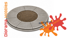 Roundabout with Curb [Concrete] - 22.5° Corners
