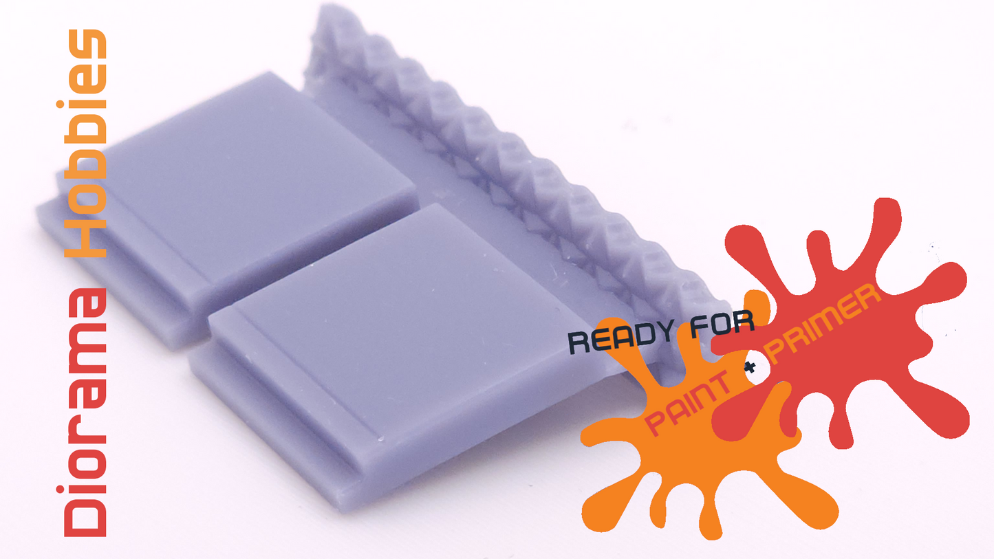 Sidewalk and Curb [Brick] - 5ft Sections