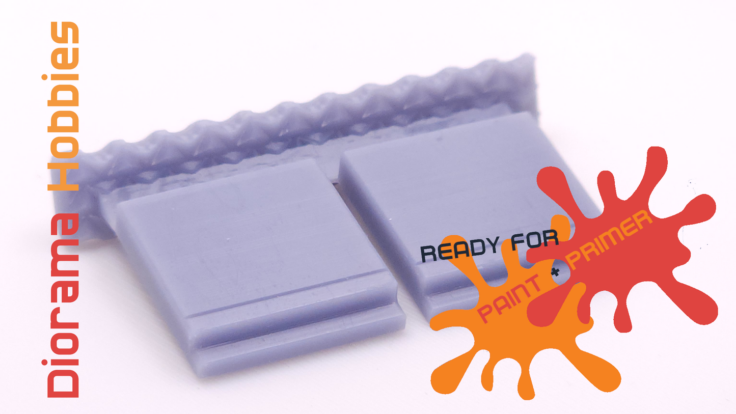 Sidewalk and Curb [Brick] - 5ft Sections