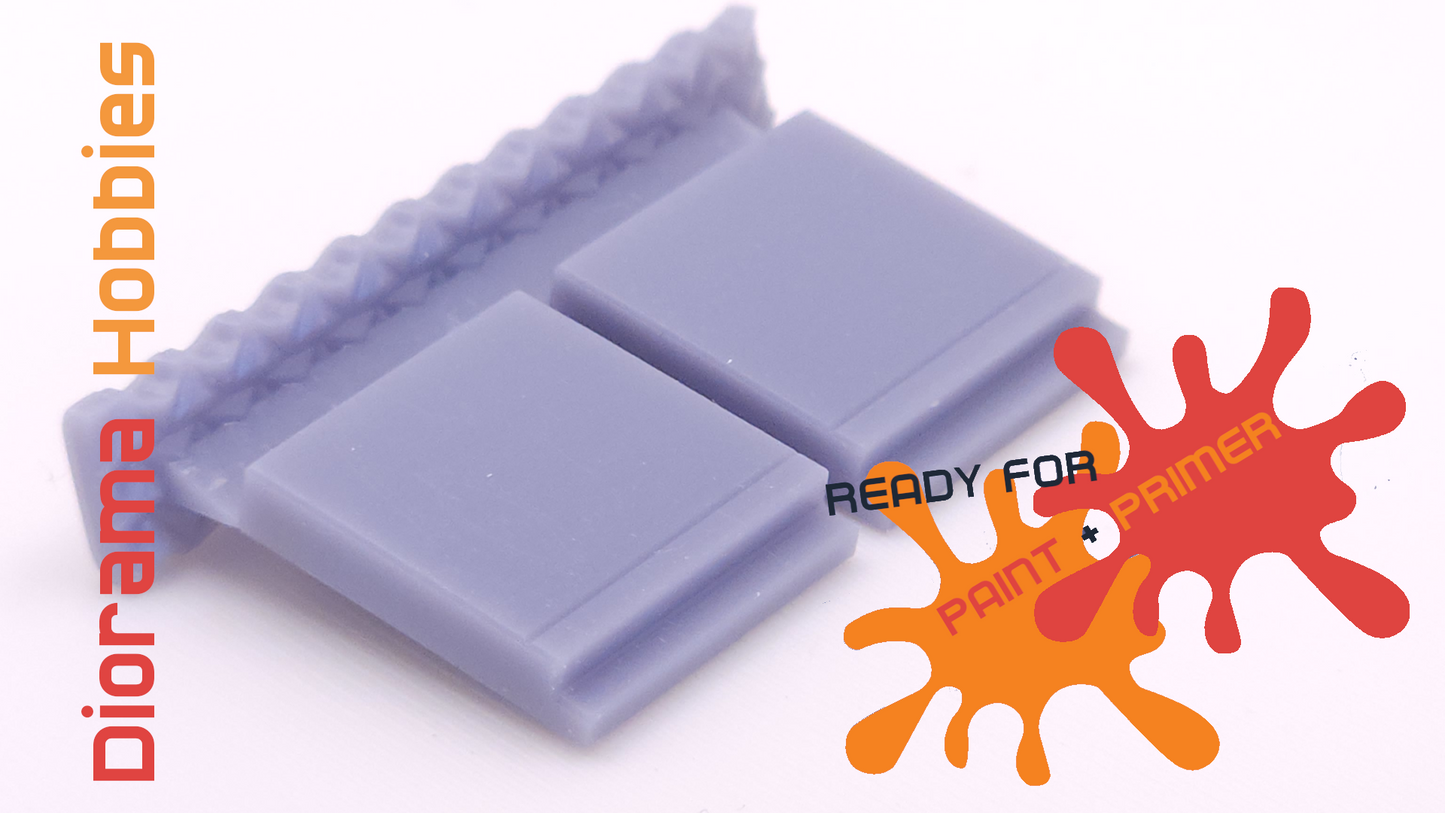 Sidewalk and Curb [Brick] - 5ft Sections