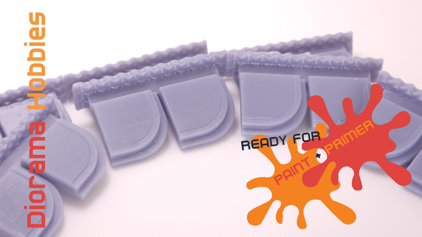 Sidewalk and Curb [Concrete] - Rounded Corner