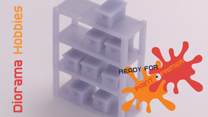 Storage Racks for Offices - N, HO, S and O Scales