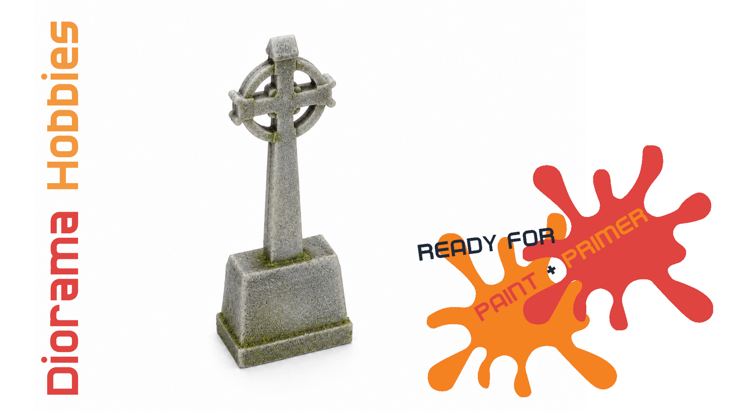 Celtic Tombstones - HO, S and O Scale