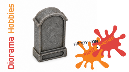 Tombstones - [Gravestones, Headstones] - N, HO, S and O Scales