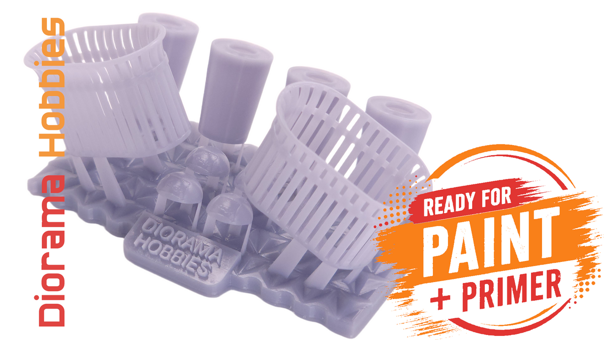 Double Slatted Trash Cans - N, HO, S and O Scales