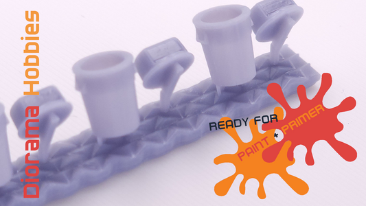 Trash Cans HO, O & S Scale