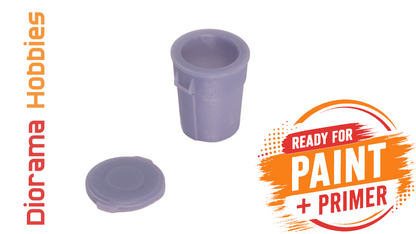 Trash Cans N, HO, O & S Scale