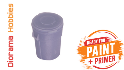 Trash Cans N, HO, O & S Scale