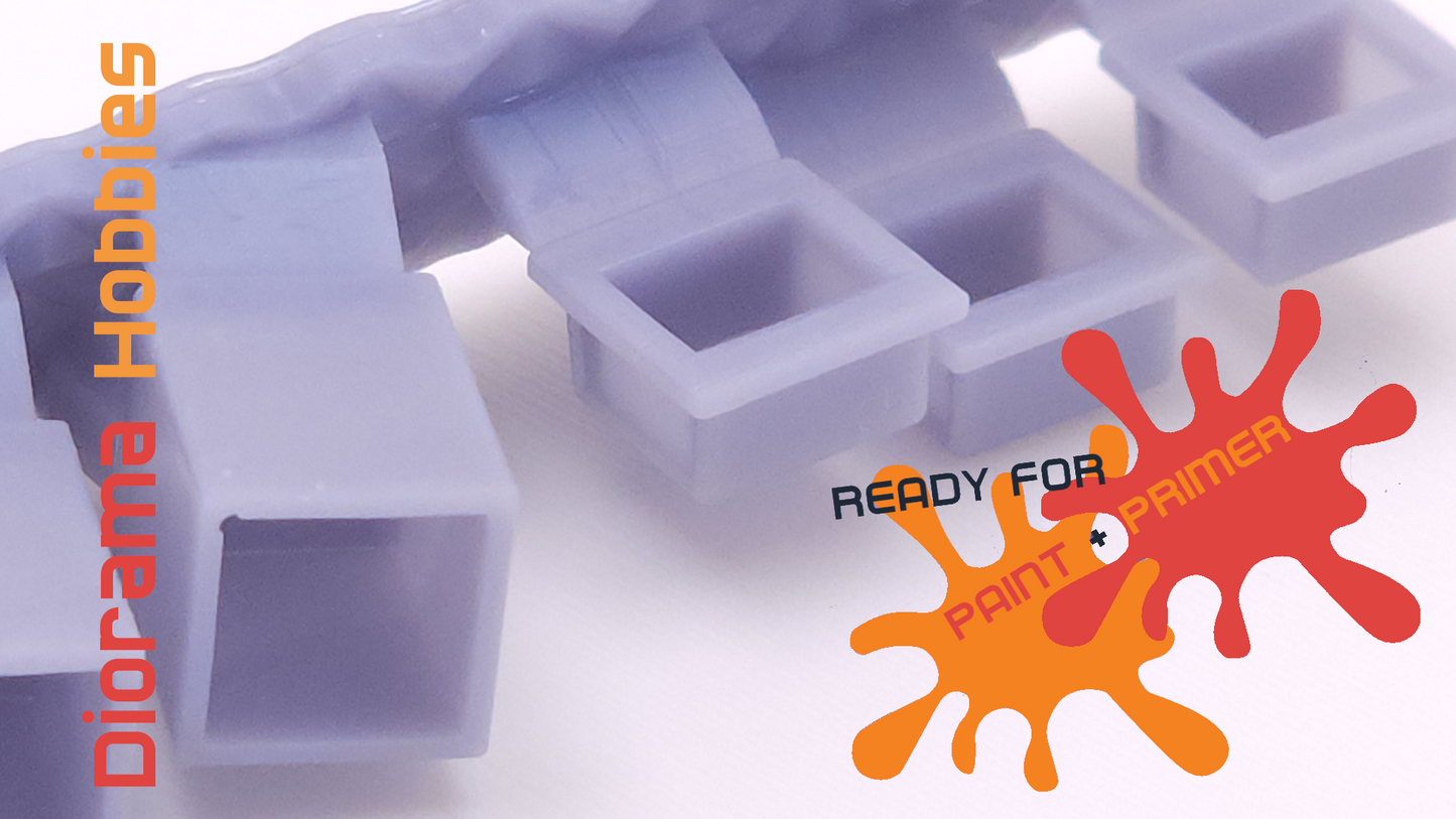 Trash Cans - Closed Lid HO, O & S Scale