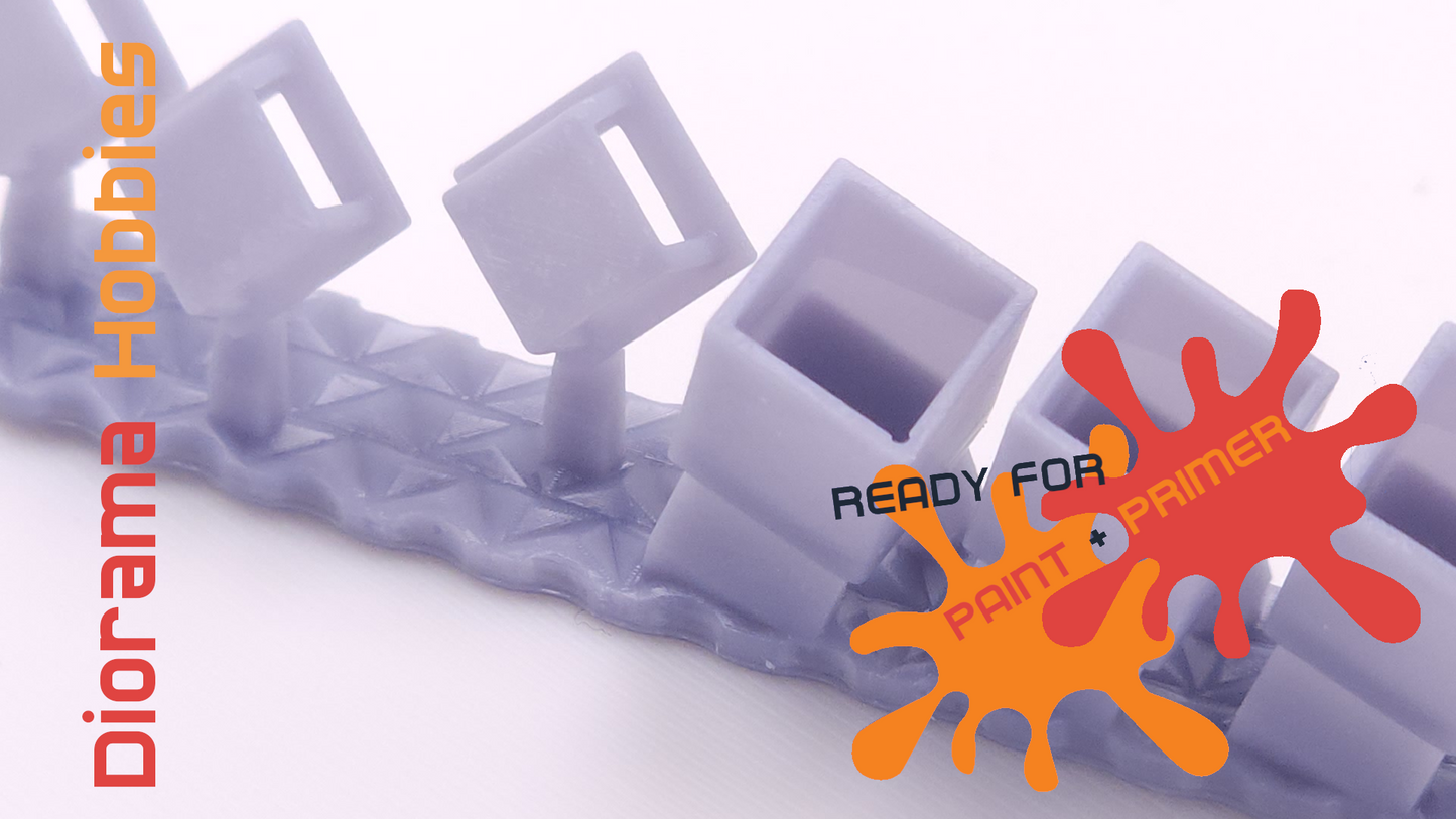 Trash Cans - Open Lid HO, O & S Scale