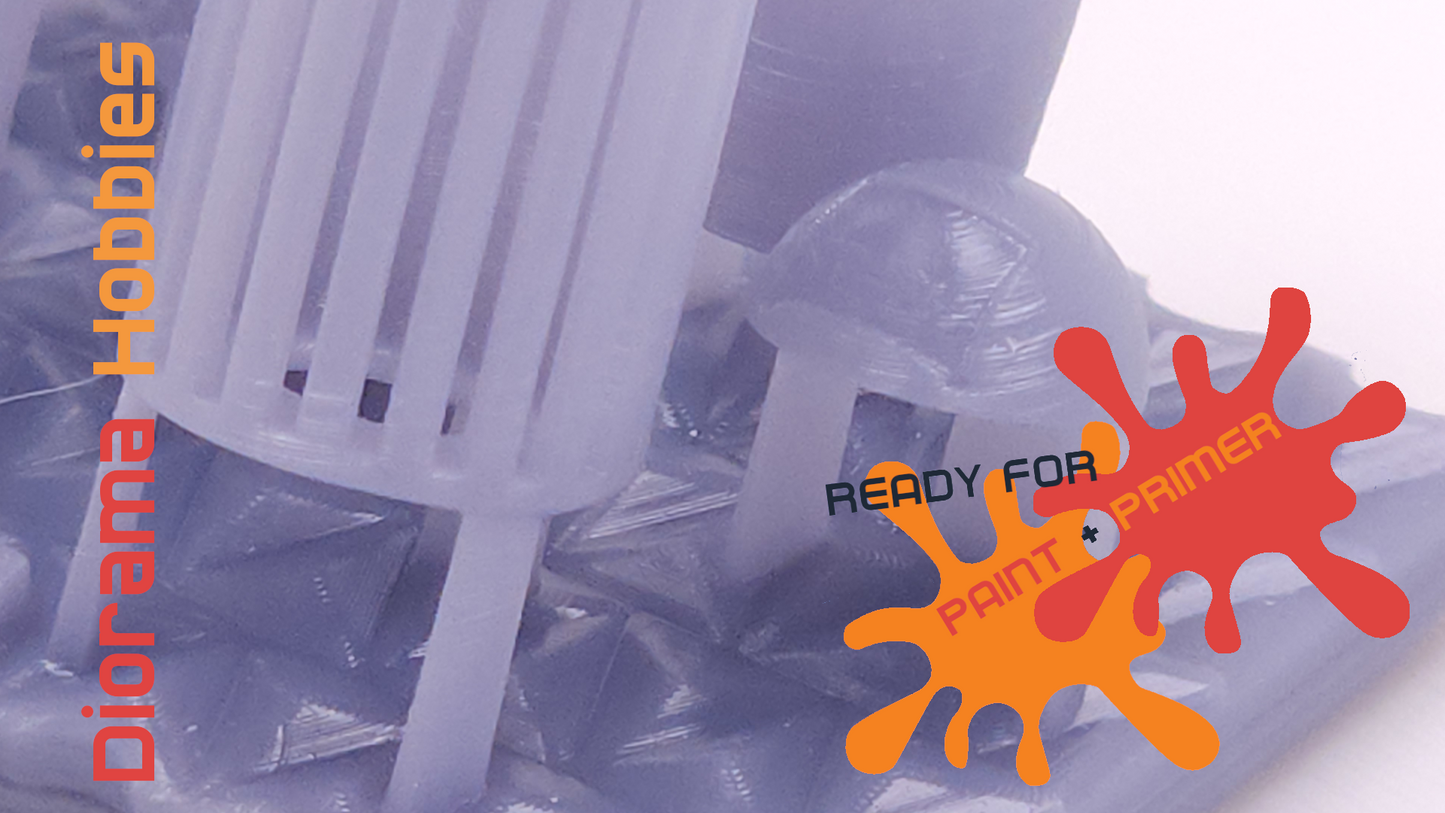 Slatted Steel Trash Cans (6 pack) HO, S, and O Scales