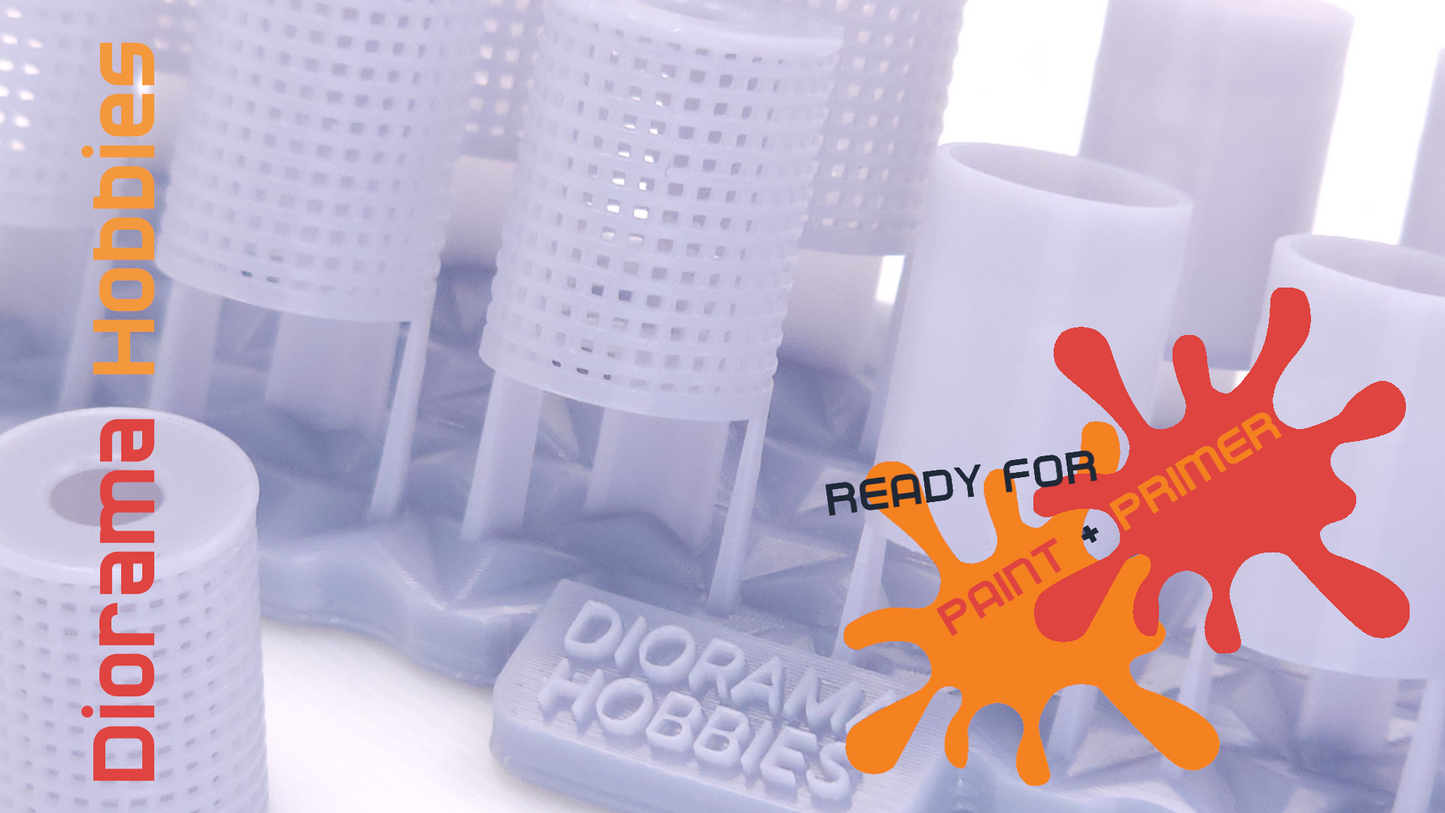 Thermoplastic Trashcans HO, S and O Scales