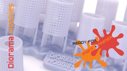 Thermoplastic Trash Cans HO, S and O Scales