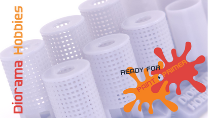 Thermoplastic Trash Cans HO, S and O Scales