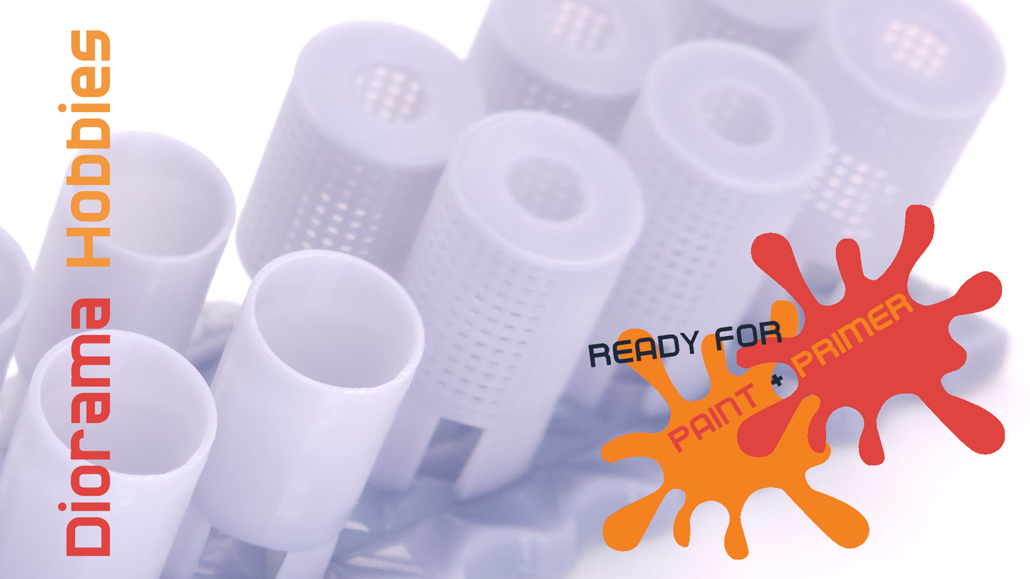 Thermoplastic Trashcans HO, S and O Scales