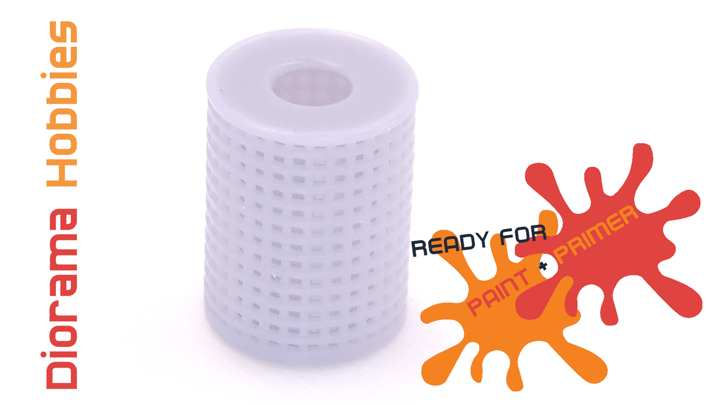 Thermoplastic Trashcans HO, S and O Scales