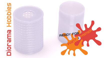 Thermoplastic Trash Cans HO, S and O Scales