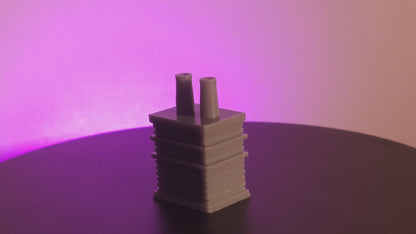 Clay Pot Chimney Double Stack - HO, S and O Scales